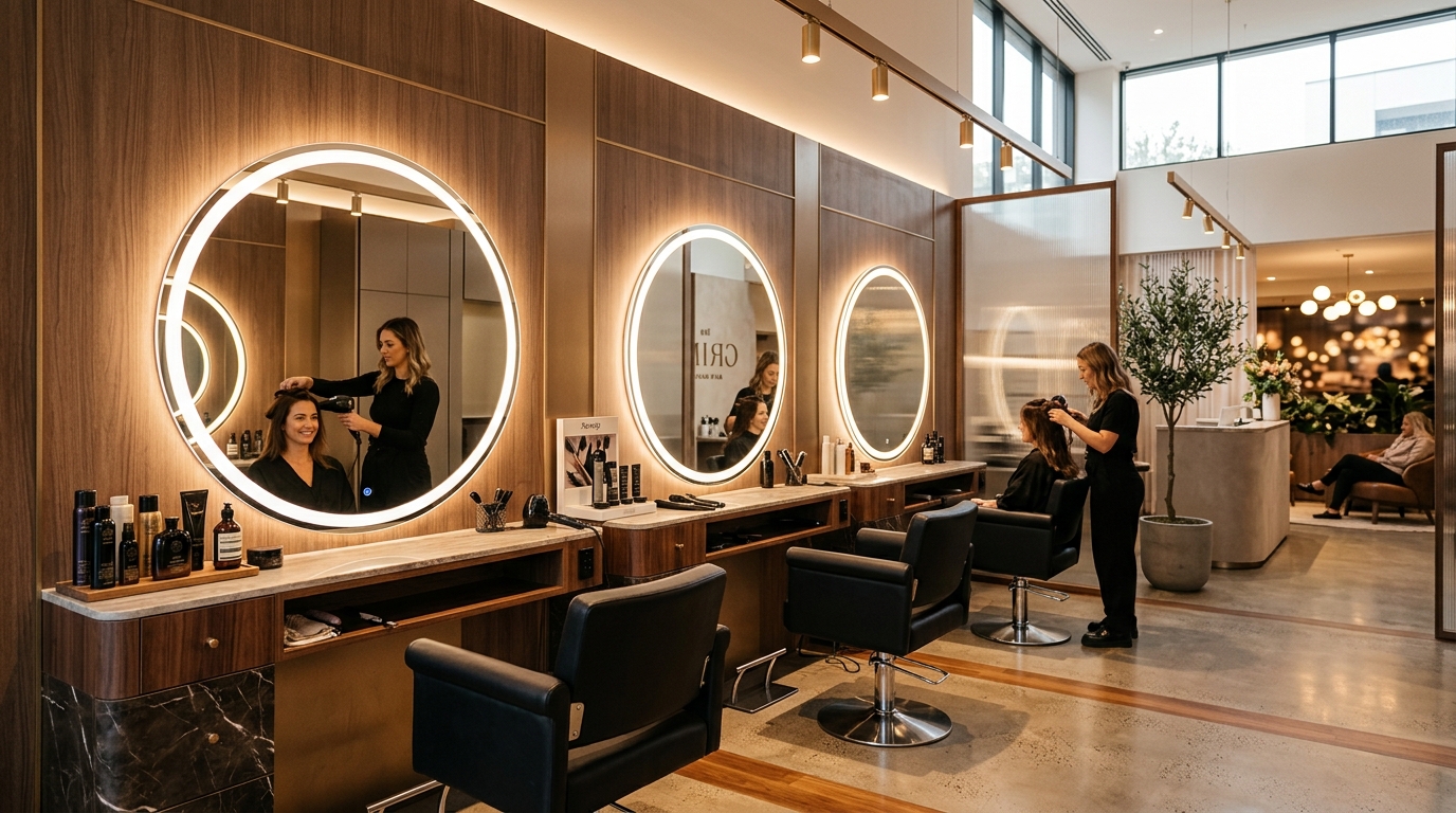 Rock N Beauty Salon Styling Station